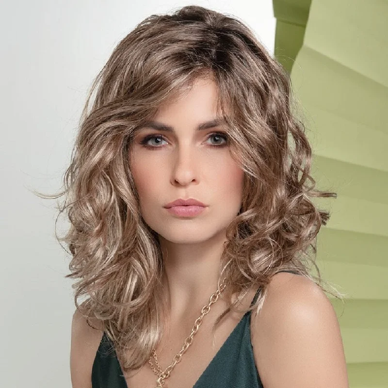 Bob Wigs with Clip - in Bangs (Removable) Aria Mono Part Wig by Ellen Wille | Discontinued & Sold Out Bob Wigs with Clip - in Bangs (Removable) Aria Mono Part Wig by Ellen Wille | Discontinued & Sold Out