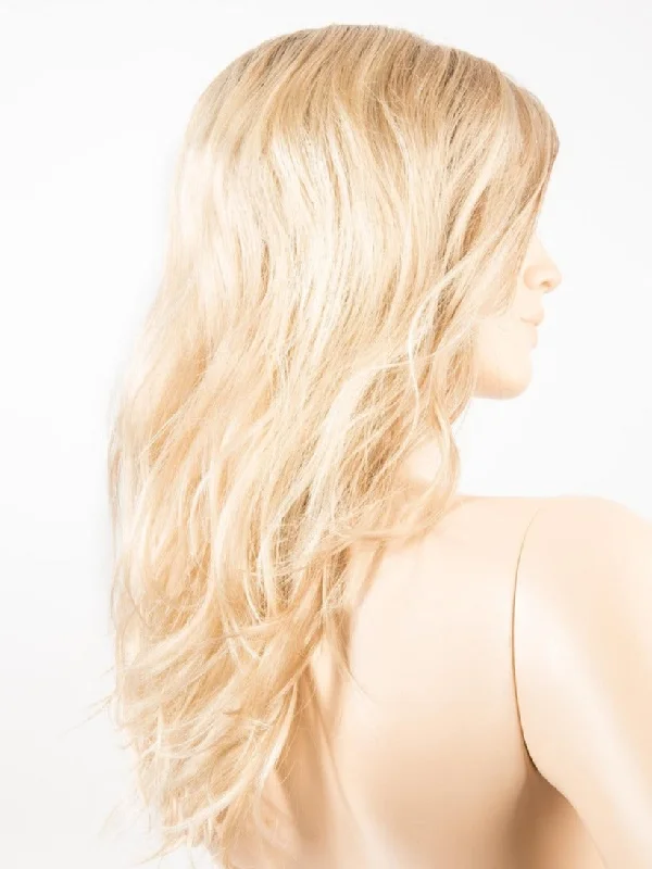 CHAMPAGNE ROOTED | Light Beige Blonde,  Medium Honey Blonde, and Platinum Blonde blend with Dark Roots