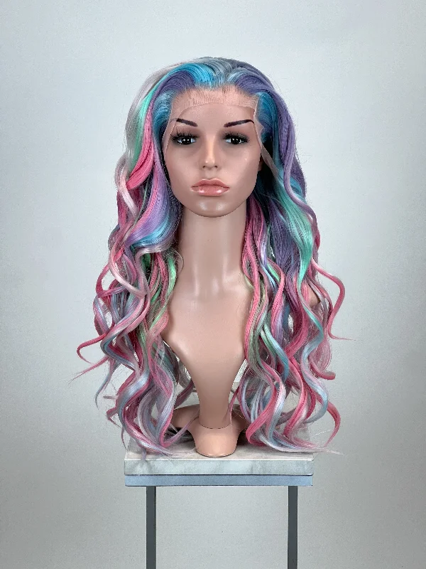 Wavy Wigs for Cancer Patients (Chemotherapy Wigs) Maya Sherbert Swirl - Made To Order Only Wavy Wigs for Cancer Patients (Chemotherapy Wigs) Maya Sherbert Swirl - Made To Order Only