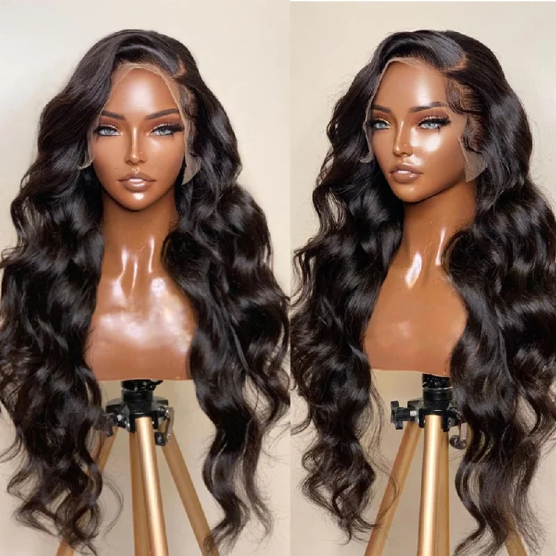 Wavy Wigs for Halloween Costumes (Witch, Mermaid) Skin Melt Lace Front Wig Body Wave 13x4 Invisible Swiss Lace Human Hair Frontal Wigs Wavy Wigs for Halloween Costumes (Witch, Mermaid) Skin Melt Lace Front Wig Body Wave 13x4 Invisible Swiss Lace Human Hair Frontal Wigs