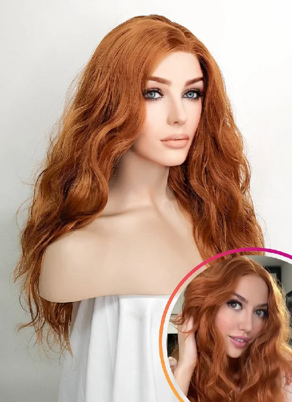 Short Wavy Wigs for a Chic and Sassy Vibe Ginger Wavy Lace Front Synthetic Wig LFK5531 Short Wavy Wigs for a Chic and Sassy Vibe Ginger Wavy Lace Front Synthetic Wig LFK5531