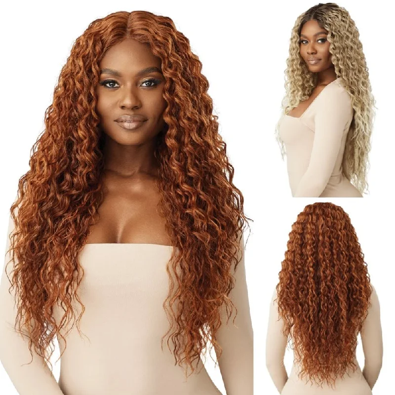 Colored wig with a purple - violet shade for a regal and elegant look Outre EveryWear Synthetic HD Lace Front Wig - Every 39 Colored wig with a purple - violet shade for a regal and elegant look Outre EveryWear Synthetic HD Lace Front Wig - Every 39