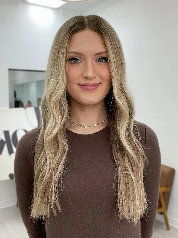 Bob Wigs for Tall Women​ Faye (Dark Root) Glueless 3.0 Lace Top Wig, 24" length