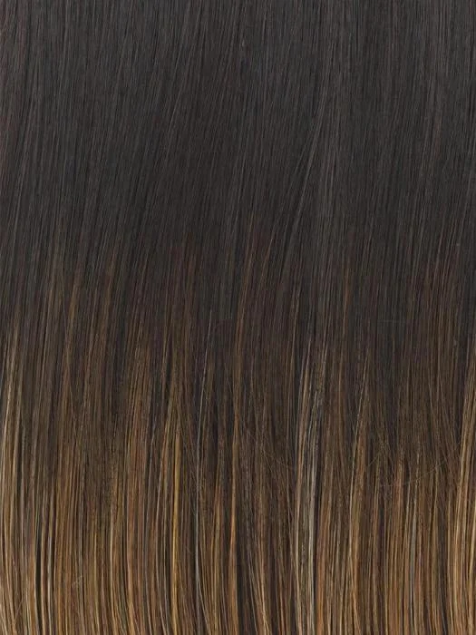 RL8/29SS SHADED HAZELNUT | Warm Medium Brown Evenly Blended with Ginger Blonde and Dark Roots