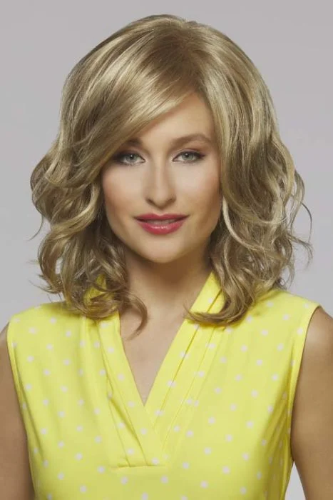 Balayage Wavy Wigs for a Sun - kissed Finish Kendall Wig by Henry Margu | Synthetic Hair | Average Cap Balayage Wavy Wigs for a Sun - kissed Finish Kendall Wig by Henry Margu | Synthetic Hair | Average Cap