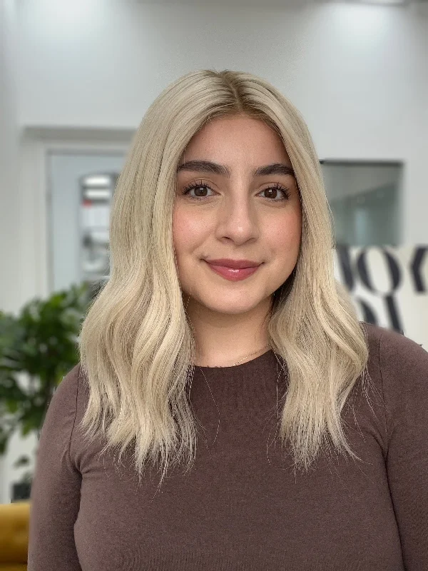 Bob Wigs in Black Colors Gardeaux Deluxe Lace Top Wig, "Stormy Platinum Ash" (R2656) Bob Wigs in Black Colors Gardeaux Deluxe Lace Top Wig, "Stormy Platinum Ash" (R2656)