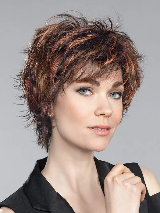 Wavy Wigs with Side - Swept Bangs​ Click | Hair Power | Synthetic Wig
