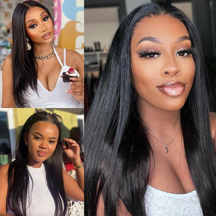 Straight wig for a hair - loss solution with a stylish alternative ReadytoGo Glueless 3 Way Straight Closure Wig 100% Brazilain Human Hair Straight wig for a hair - loss solution with a stylish alternative ReadytoGo Glueless 3 Way Straight Closure Wig 100% Brazilain Human Hair
