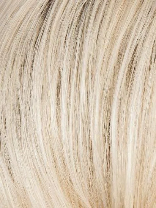 LIGHT-CHAMPAGNE-ROOTED | Light Beige Blonde, Medium Honey Blonde, and Platinum Blonde blend with Dark Roots