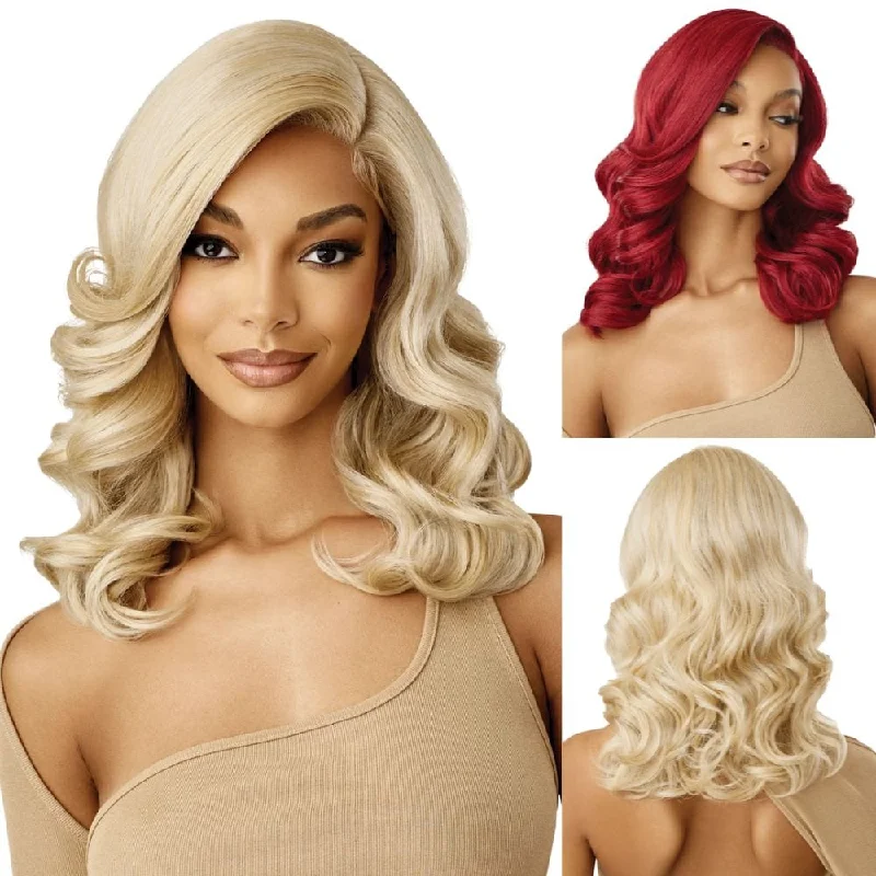 Adjustable - cap colored wig for a comfortable fit Outre Synthetic SleekLay Part Lace Front Wig - Aluna Adjustable - cap colored wig for a comfortable fit Outre Synthetic SleekLay Part Lace Front Wig - Aluna