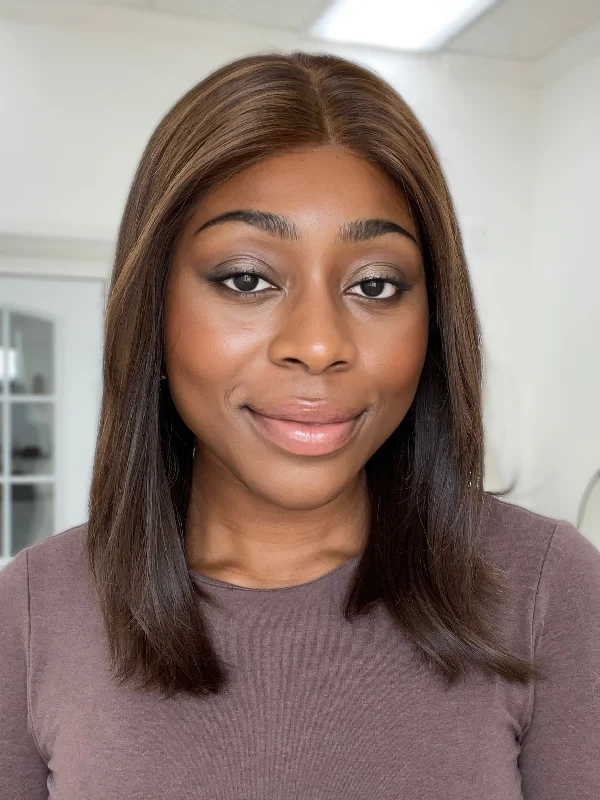 Bob Wigs for Corporate Events​ New Wave Hair Co Lace Top Wig, "Monica" (R2694)
