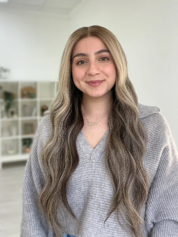 Bob Wigs for Water Sports Nuola Full Lace Wig, "Balayage with Dark Roots" (R2625) Bob Wigs for Water Sports Nuola Full Lace Wig, "Balayage with Dark Roots" (R2625)