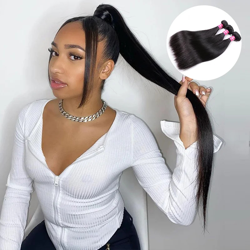 Straight wig for Asian - inspired hairstyles Sterly Hair Straight Hair 3/4PCS Bundles Deal Human Hair Extensions Straight wig for Asian - inspired hairstyles Sterly Hair Straight Hair 3/4PCS Bundles Deal Human Hair Extensions