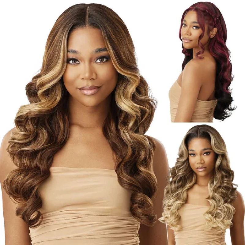 Colored wig with a silver - grey color for a trendy and cool - toned look Outre Melted Hairline Synthetic Lace Front Wig - Ivara Colored wig with a silver - grey color for a trendy and cool - toned look Outre Melted Hairline Synthetic Lace Front Wig - Ivara