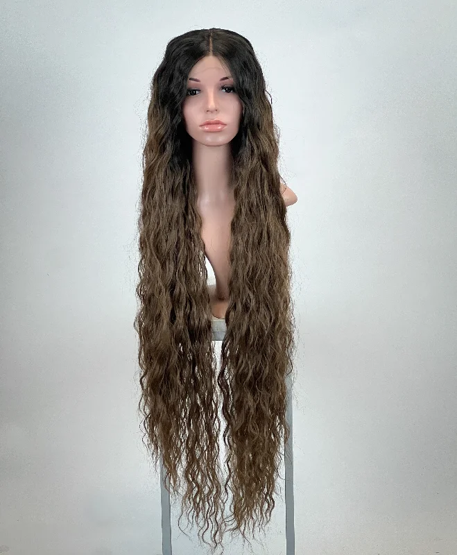 Wavy Wigs with Breathable Caps for Comfort Athena Autumn Ombre - Natural Plus Series Wavy Wigs with Breathable Caps for Comfort Athena Autumn Ombre - Natural Plus Series