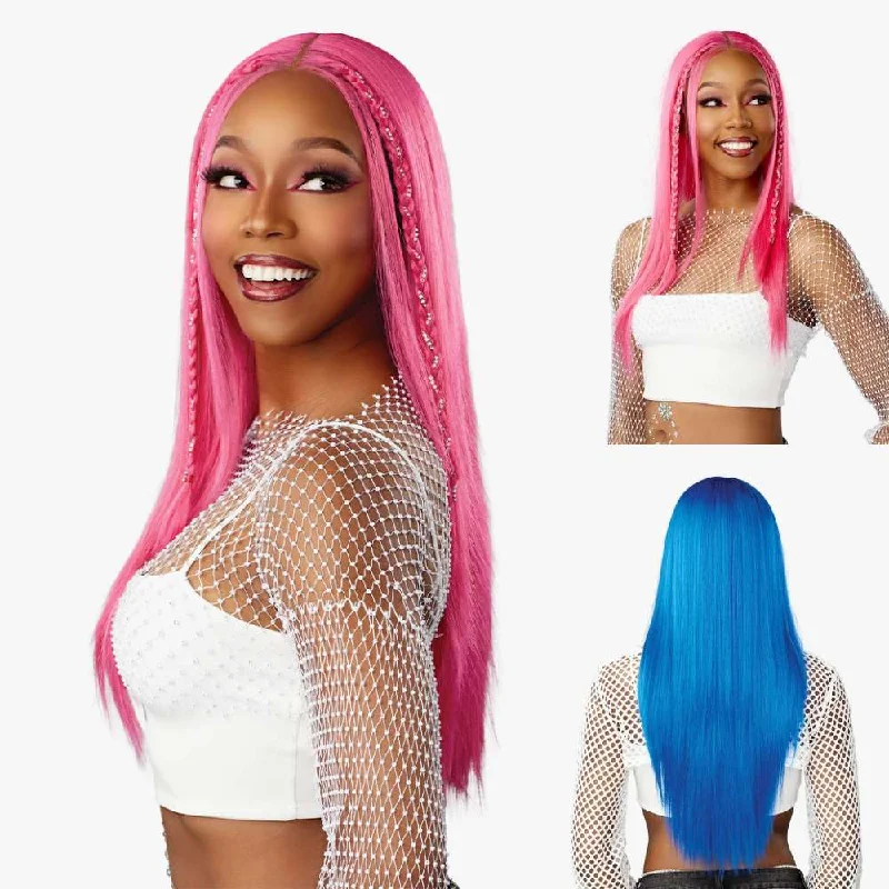Adjustable - cap colored wig for a comfortable fit Sensationnel Festi-Gal Shear Muse Glueless HD Lace Front Wig - Diamond Gal Adjustable - cap colored wig for a comfortable fit Sensationnel Festi-Gal Shear Muse Glueless HD Lace Front Wig - Diamond Gal