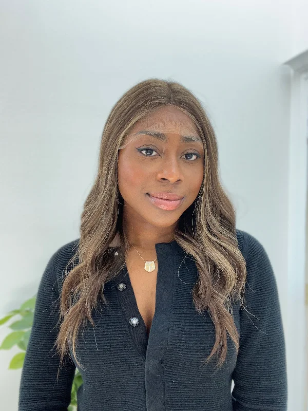 Bob Wigs for Office Settings​ Lu's Lace Top Wig, "LT2661" (R2580)