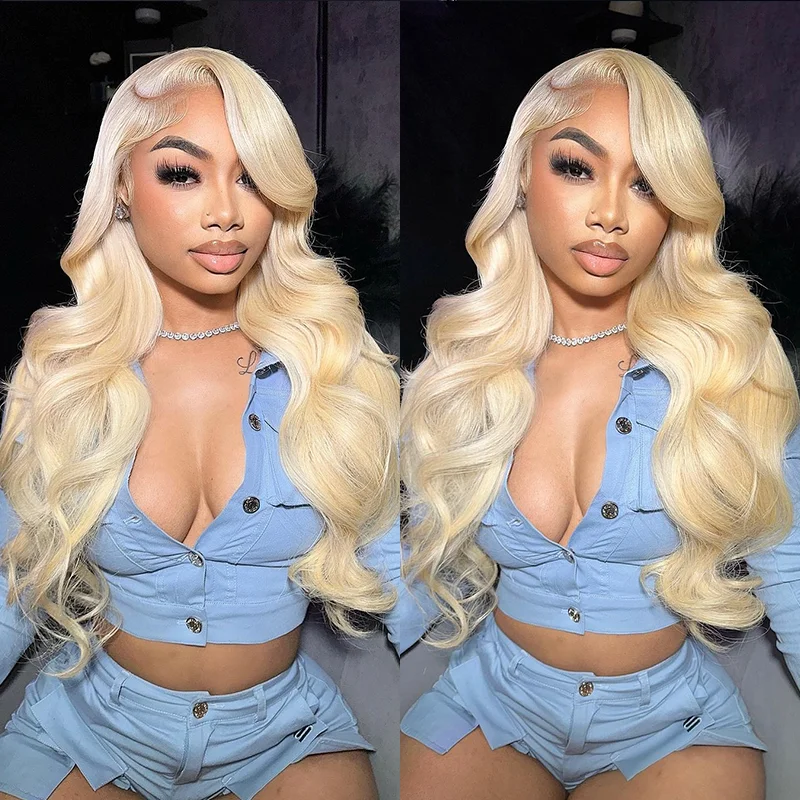 Straight wig for a role - playing game character Sterly #613 Blonde 13x6 Long Body Wave / Deep Wave / Straight Lace Front Human Hair Wigs Straight wig for a role - playing game character Sterly #613 Blonde 13x6 Long Body Wave / Deep Wave / Straight Lace Front Human Hair Wigs