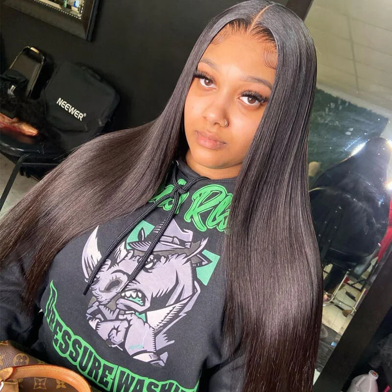 Straight wig for daily wear and comfort 13x4 Lace Front Wig Straight Wig