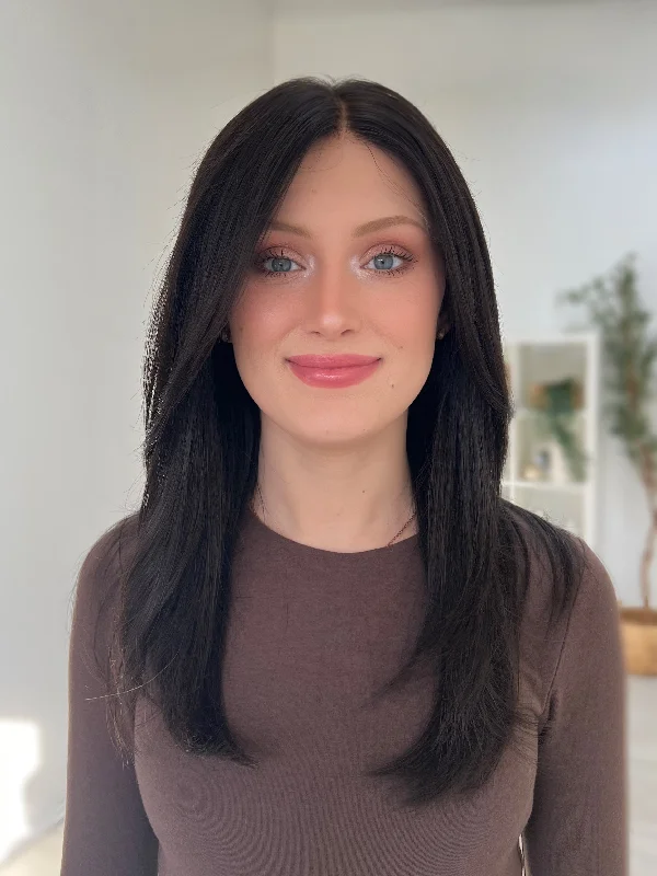 Bob Wigs with Side - Parted Styles Halsey Glueless 2.0 Lace Top Wig, 21" length (Butterfly Cut) Bob Wigs with Side - Parted Styles Halsey Glueless 2.0 Lace Top Wig, 21" length (Butterfly Cut)