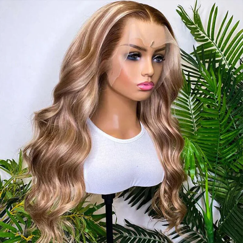 Medium - length straight wig for a classic appearance Sterly P4/613 Piano 13×4 Lace Frontal Wig Brown with Blonde Highlights Wig Medium - length straight wig for a classic appearance Sterly P4/613 Piano 13×4 Lace Frontal Wig Brown with Blonde Highlights Wig