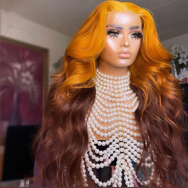 Colored wig with a straight texture for a sleek and minimalist look Junoda Orange Auburn Color Reddish Brown Body Wave Wig Caramel Blonde Chocolate Brown Lace Wig Colored wig with a straight texture for a sleek and minimalist look Junoda Orange Auburn Color Reddish Brown Body Wave Wig Caramel Blonde Chocolate Brown Lace Wig
