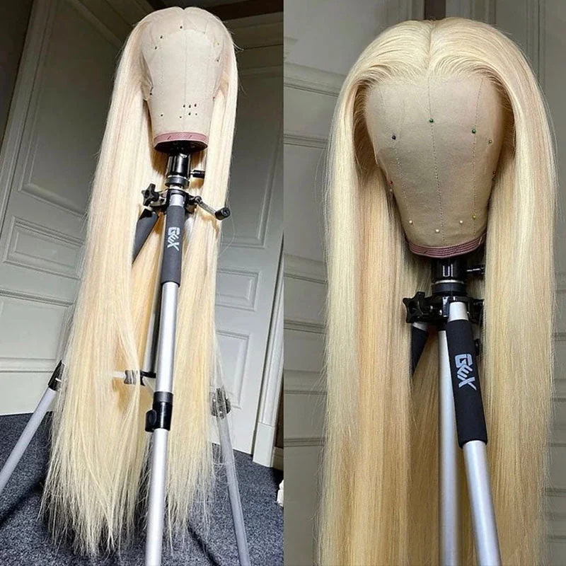 Colored wig with a 150 - density for a full and thick appearance Clearance 613 Blonde 13x4 Lace Front Wig Straight Human Hair Wigs Human Hair Wigs Colored wig with a 150 - density for a full and thick appearance Clearance 613 Blonde 13x4 Lace Front Wig Straight Human Hair Wigs Human Hair Wigs