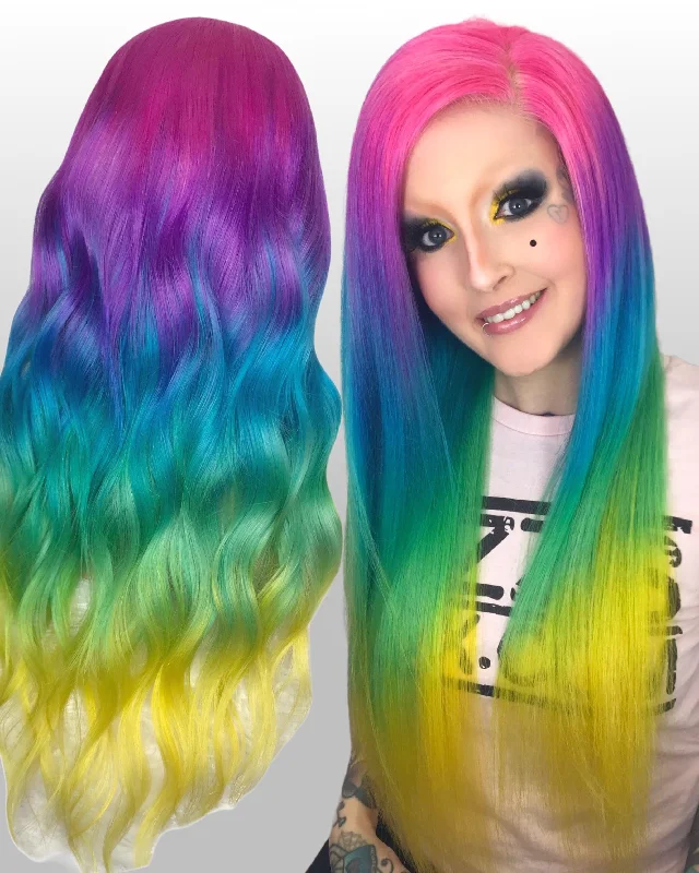 Adjustable - cap colored wig for a comfortable fit Unicorn - Signature Collection