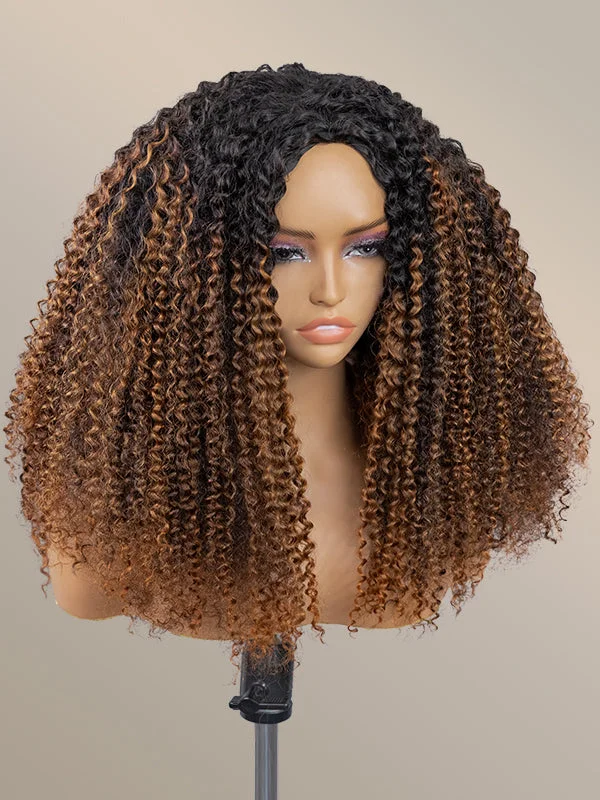 Colored wig with a straight texture for a sleek and minimalist look Wavymy Ombre Brown Upgrade 3 In 1 Drawstring Half Wigs Kinky Curly No Lace No Glue Human Hair Colored wig with a straight texture for a sleek and minimalist look Wavymy Ombre Brown Upgrade 3 In 1 Drawstring Half Wigs Kinky Curly No Lace No Glue Human Hair