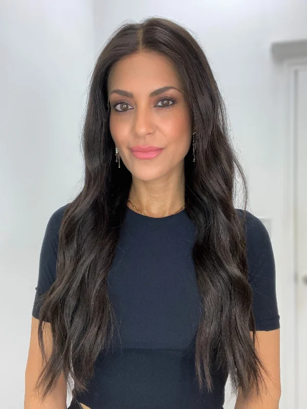 Bob Wigs with Bangs for Square Faces Halsey Glueless 2.0 Lace Top Wig, 26" length (Summer Cap) Bob Wigs with Bangs for Square Faces Halsey Glueless 2.0 Lace Top Wig, 26" length (Summer Cap)