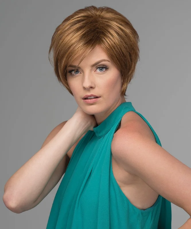 Ombre Wavy Wigs with Gradient Colors​ Carina Pure Stretch Cap Wig by Estetica