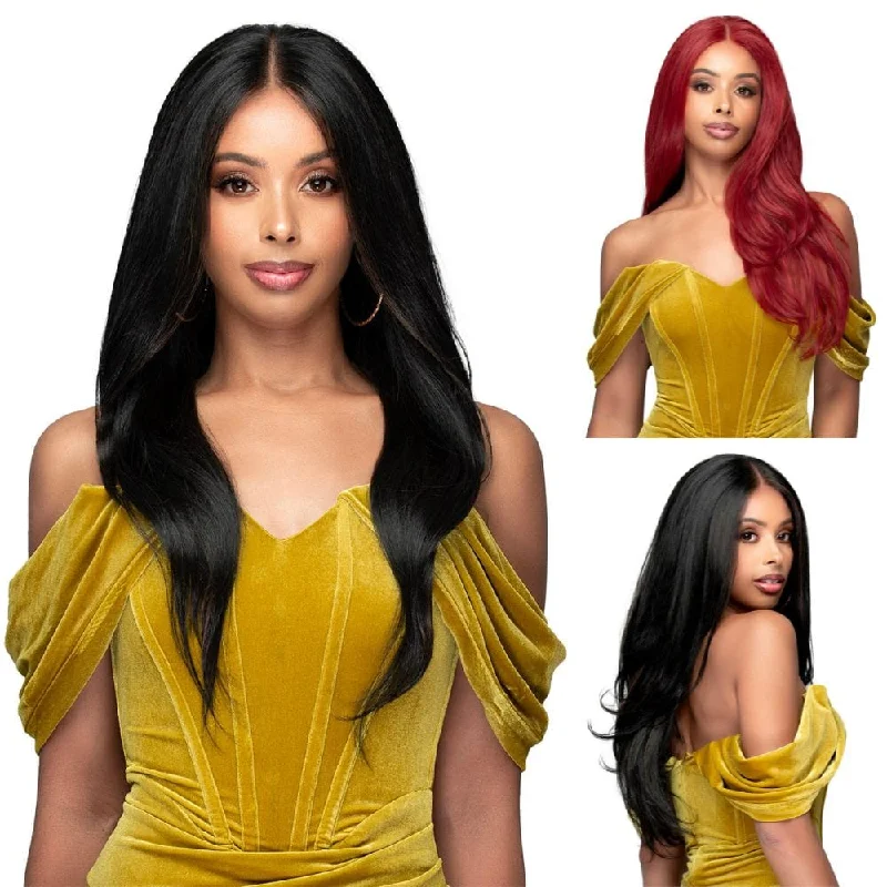 Colored wig in a vibrant pink color for a bold and eye - catching look Bobbi Boss Miss Origin Full Lace Wig - FLB002 Lauren Colored wig in a vibrant pink color for a bold and eye - catching look Bobbi Boss Miss Origin Full Lace Wig - FLB002 Lauren