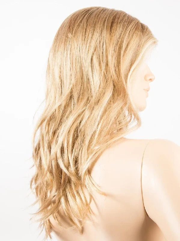 CARAMEL LIGHTED | Dark Honey Blonde base with Gold Blonde highlights on the top only, darker nape