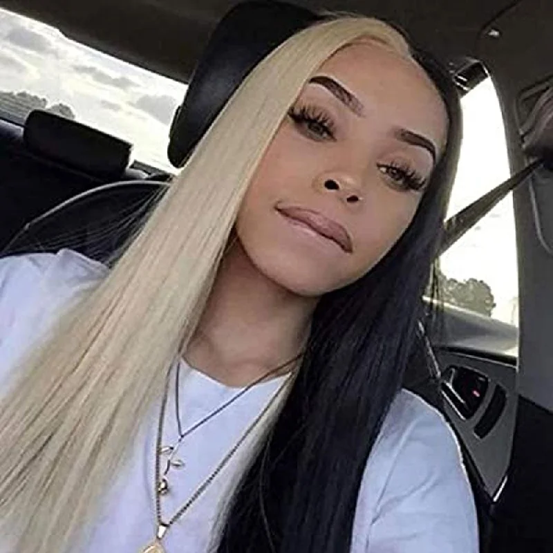 Half Blonde Half Black