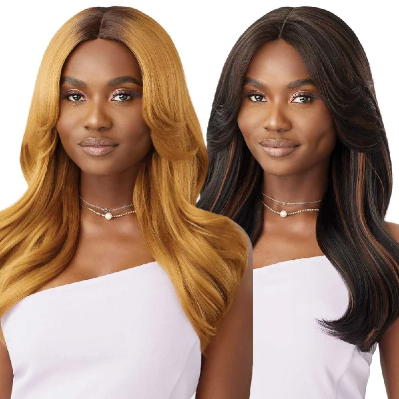 Colored wig with a wispy fringe for a soft and feminine look Outre The Daily Wig Style & Dash Synthetic Lace Part Wig - Daily 7 Colored wig with a wispy fringe for a soft and feminine look Outre The Daily Wig Style & Dash Synthetic Lace Part Wig - Daily 7