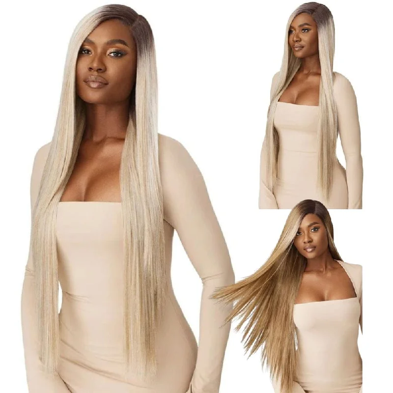 Colored wig with a wavy texture for a beachy and fun look Outre Synthetic SleekLay Part Lace Front Wig - Korai Colored wig with a wavy texture for a beachy and fun look Outre Synthetic SleekLay Part Lace Front Wig - Korai