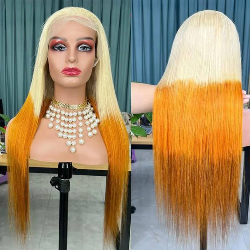 Clip - in straight wig for quick and temporary styling 613/Ginger/4 Straight 13x4 Lace Front Wig Clip - in straight wig for quick and temporary styling 613/Ginger/4 Straight 13x4 Lace Front Wig