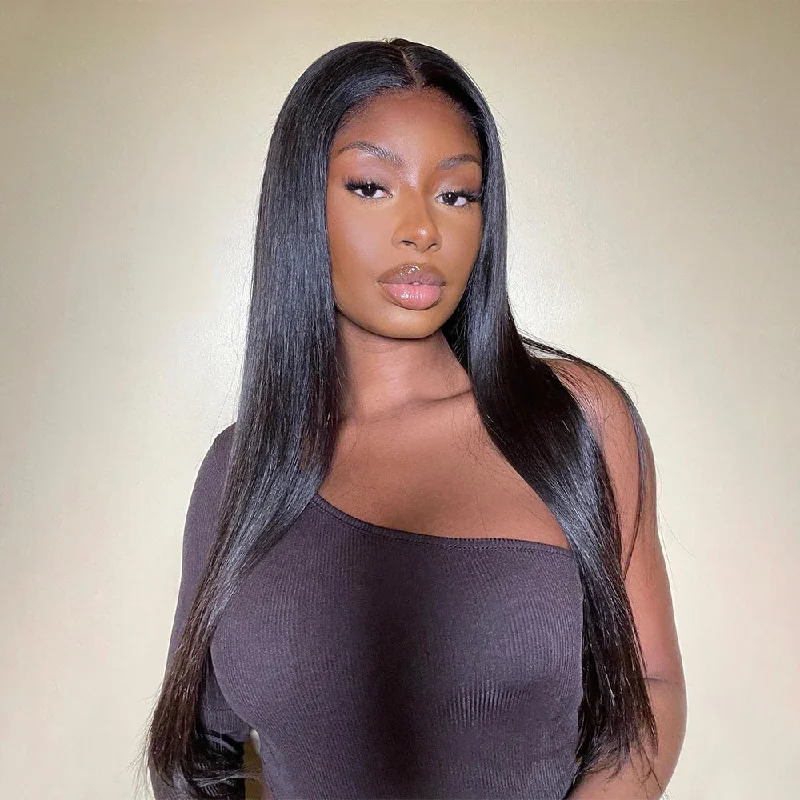 Adjustable - cap lace wig for a comfortable fit4x4/5x5 Real HD Swiss Lace Closure Wig Straight Human Hair Wigs Adjustable - cap lace wig for a comfortable fit4x4/5x5 Real HD Swiss Lace Closure Wig Straight Human Hair Wigs