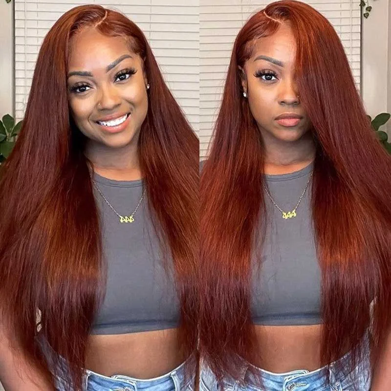 Colored wig with a curly texture for a bold and stylish choiceAlibonnie Reddish Brown Color Straight 360 Lace Frontal Wigs Perfect Colored Wigs Colored wig with a curly texture for a bold and stylish choiceAlibonnie Reddish Brown Color Straight 360 Lace Frontal Wigs Perfect Colored Wigs