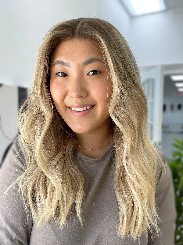 Lace wig with a platinum - blonde color for a bold and trendy lookAlison Glueless 2.0 Lace Top Wig, 23" length Lace wig with a platinum - blonde color for a bold and trendy lookAlison Glueless 2.0 Lace Top Wig, 23" length