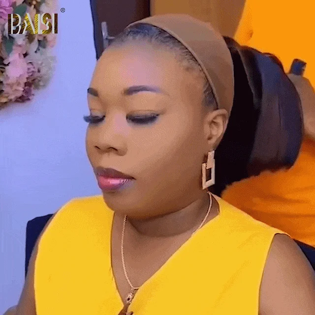 Lace - front bob wig for a seamless hairlineBAISI Straight Short BoB With Honey Blode Glueless Wig Lace - front bob wig for a seamless hairlineBAISI Straight Short BoB With Honey Blode Glueless Wig