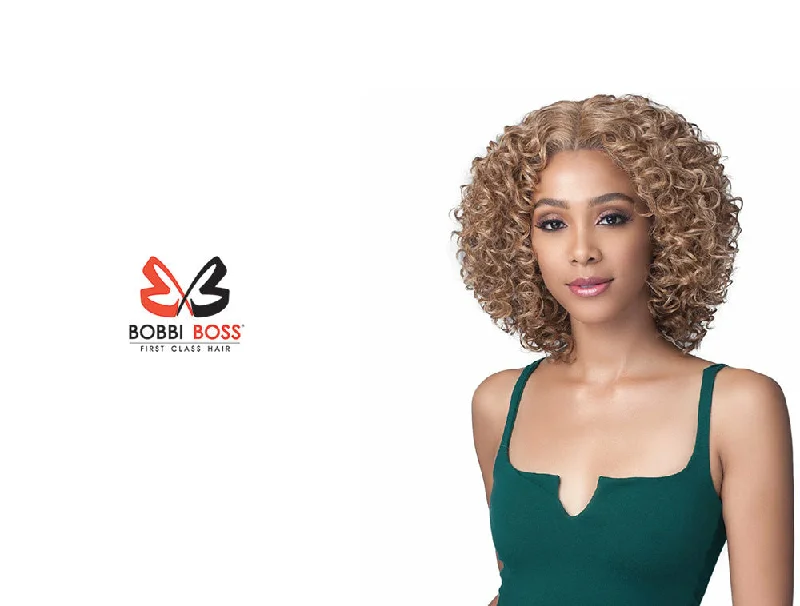 Lace wig with a wavy texture for a beachy lookBOBBI BOSS LACE FRONT WIG - MLF405 CHAKA