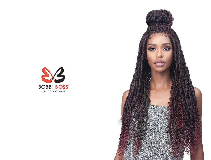 Lace wig with a pre - bleached knot for a natural - looking scalpBOBBI BOSS LACE FRONT WIG - MLF519 ZALA
