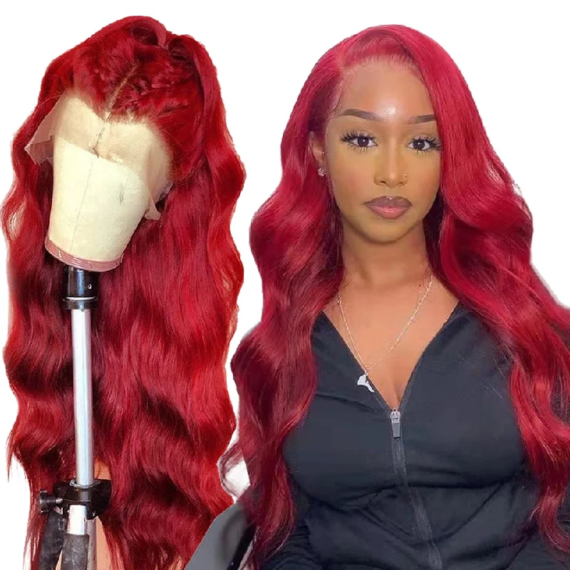 Lace wig with a 13x4 lace frontal for a wide - parting areaBody Wave 13x4  Lace Front Wigs Brazilian Human Hair Wigs