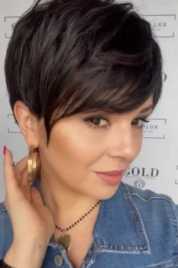 Layered bob wig to add volume and dimensionDynamic | pixie|Synthetic Lace Front Wig