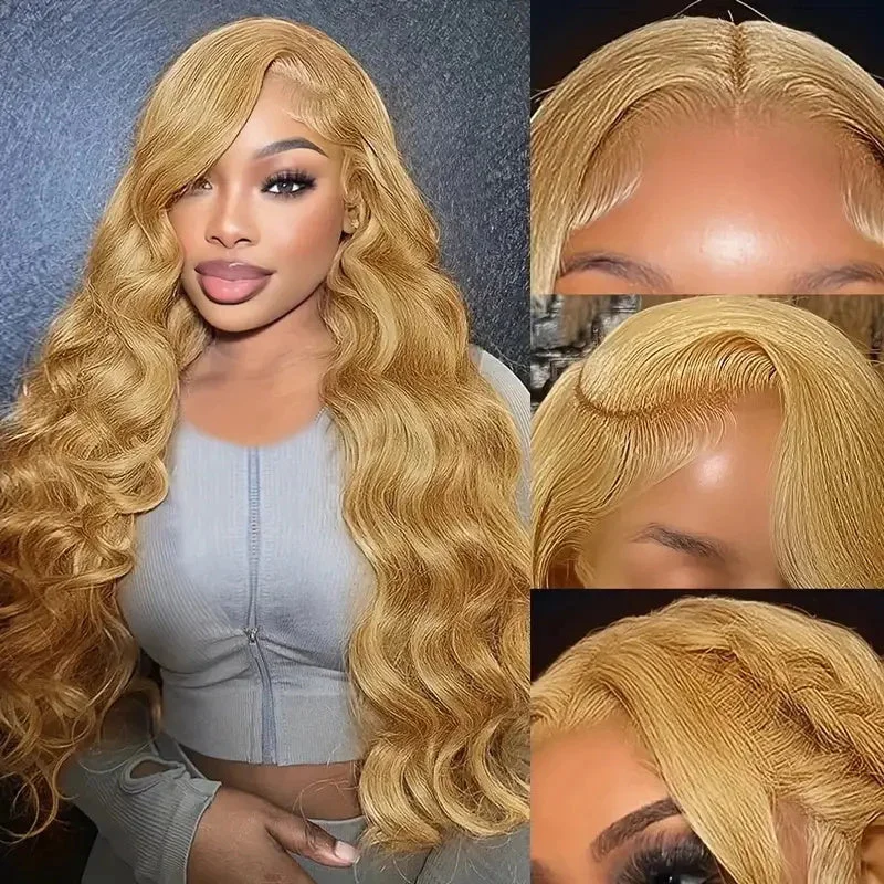 Colored wig with a 150 - density for a full and thick appearanceHoney Blonde 13x4 Lace Front Wigs Pre Plucked Blonde Body Wave Wigs 180%/250% Hair Density Colored wig with a 150 - density for a full and thick appearanceHoney Blonde 13x4 Lace Front Wigs Pre Plucked Blonde Body Wave Wigs 180%/250% Hair Density