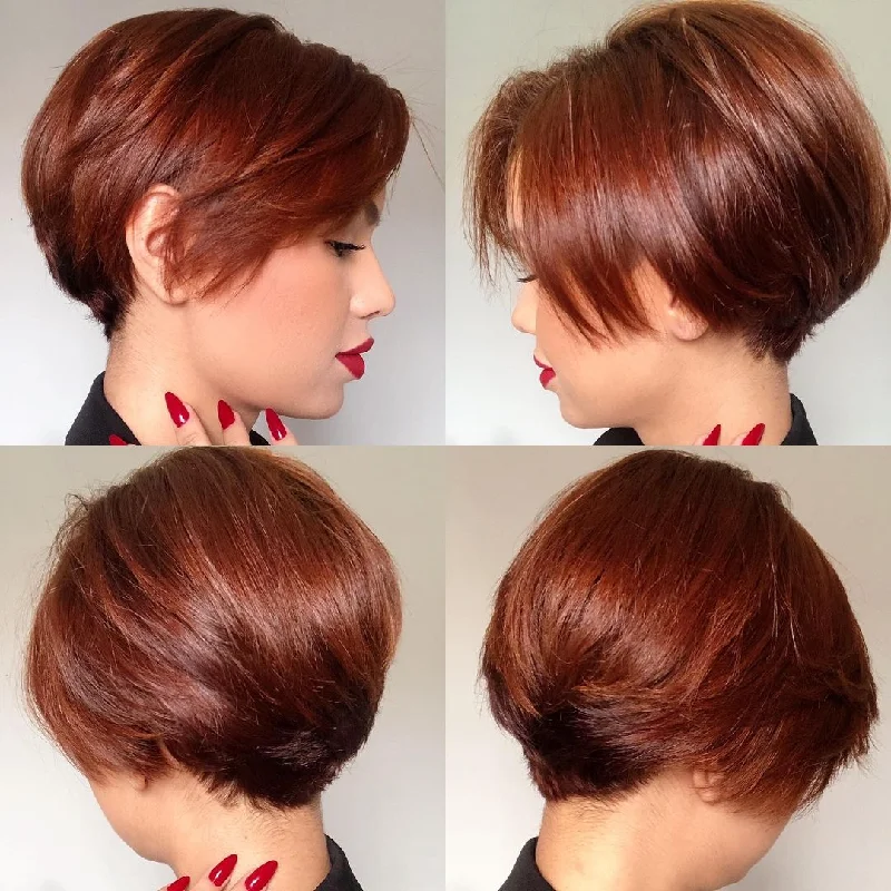Bob wig with a pixie - inspired cut for a bold and stylish choiceMillions | Synthetic (Basic Cap) Bob wig with a pixie - inspired cut for a bold and stylish choiceMillions | Synthetic (Basic Cap)