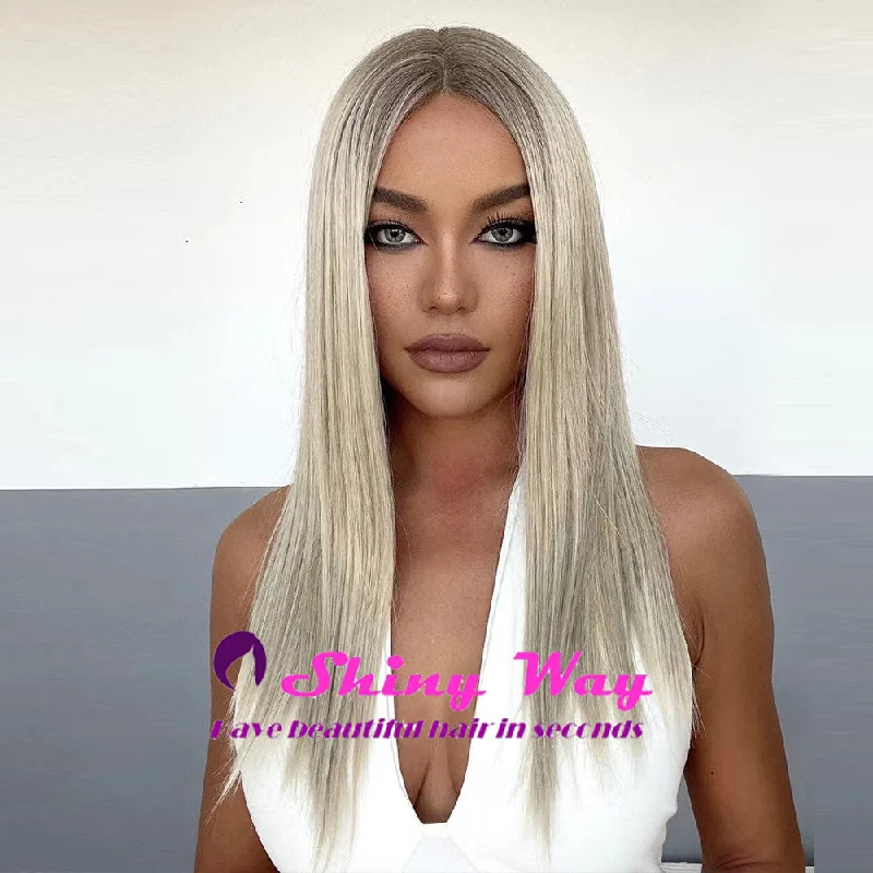 Human - hair lace wig for a luxurious and natural feelNew Lace Wig SWL 118