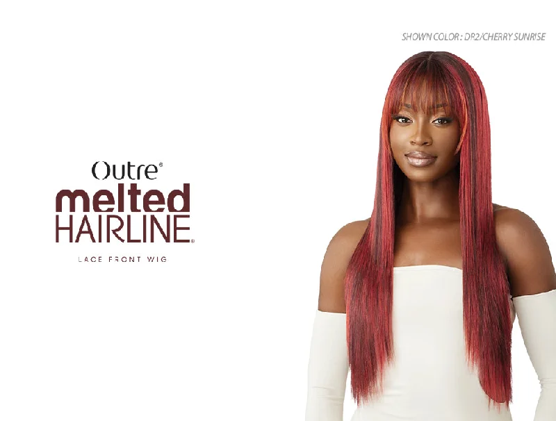 Lace wig with a pre - plucked hairline for a more natural lookOUTRE MELTED HAIRLINE LACE FRONT WIG - LAILA Lace wig with a pre - plucked hairline for a more natural lookOUTRE MELTED HAIRLINE LACE FRONT WIG - LAILA