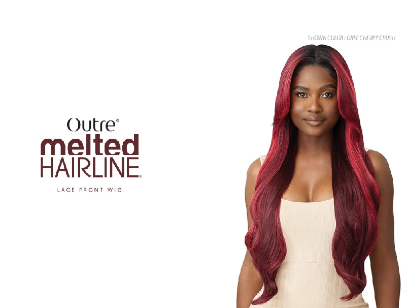 Lace wig with a pre - bleached knot for a natural - looking scalpOUTRE MELTED HAIRLINE LACE FRONT WIG - MADINA Lace wig with a pre - bleached knot for a natural - looking scalpOUTRE MELTED HAIRLINE LACE FRONT WIG - MADINA